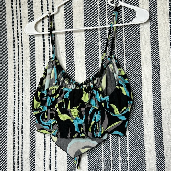 NWT Urban Outfitters Capri Hanky Hem Cami Crop Tank - Picture 4 of 5